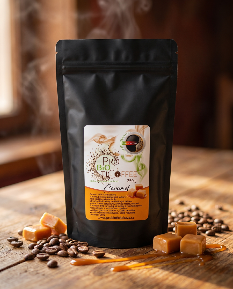 Probiotická káva Karamel 250 g