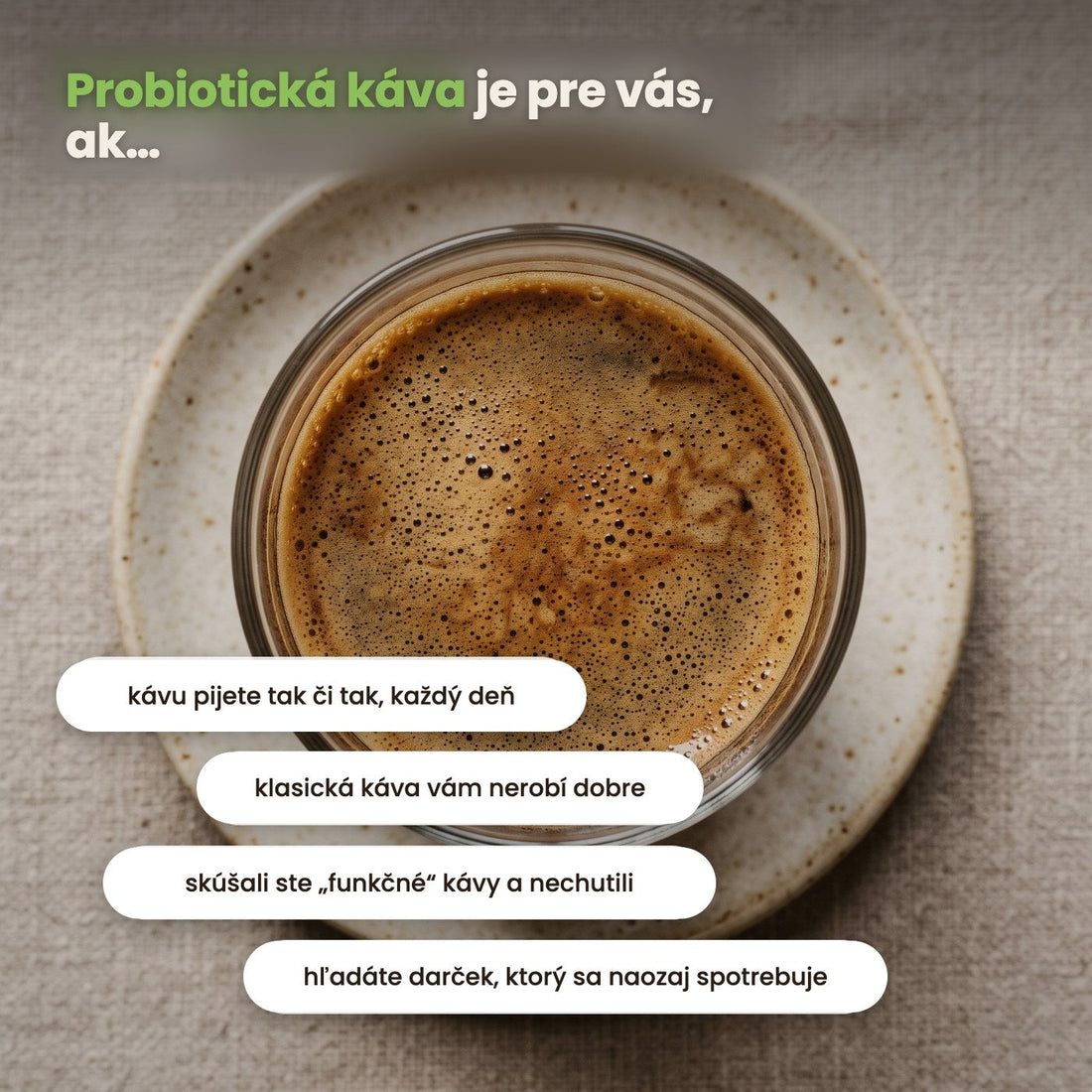 Probiotická káva 1 kg